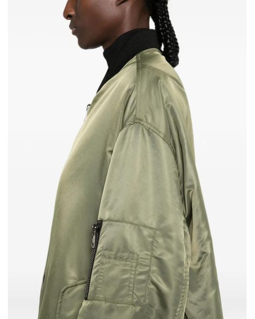 Giorgio Brato Green Zip-Up Coat