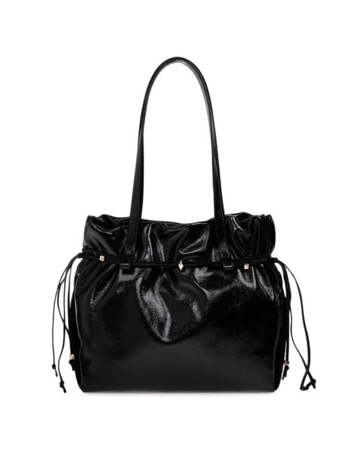 Kate Spade Black Rio Drawstring Tote Bag