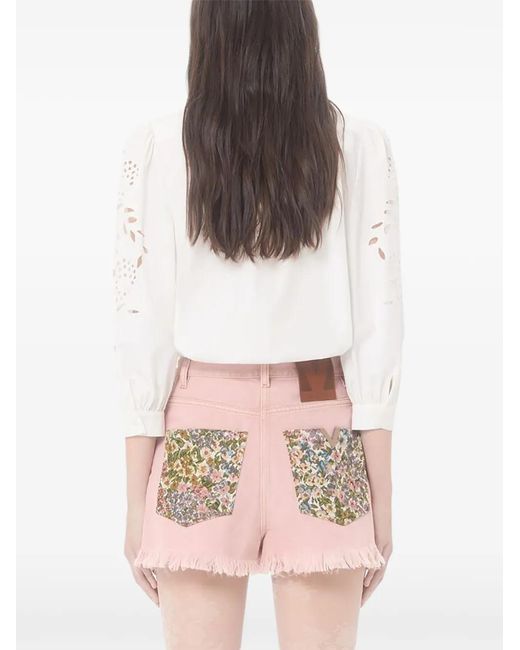 Valentino Garavani White Embroidered Poplin Shirt