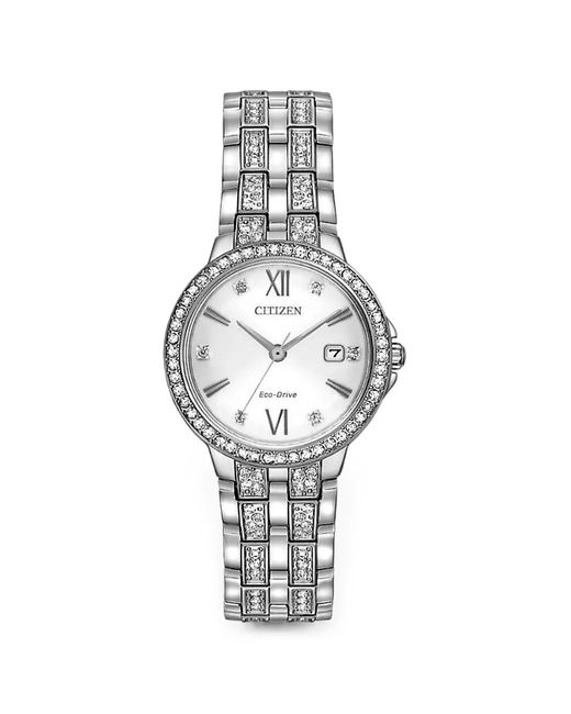Citizen White Silhouette 28Mm Watch