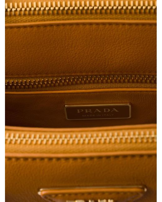 Prada Brown Kleine Galleria Handtasche