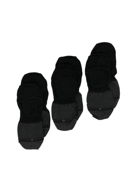 Zegna Black Piquet Socks (Pack Of Three) for men
