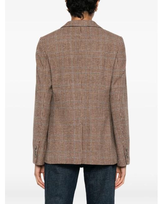 Ralph Lauren Bonaro チェック ジャケット Brown