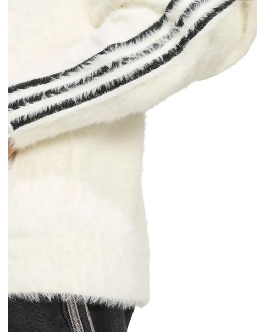 Cárdigan con cremallera Adidas de hombre de color White