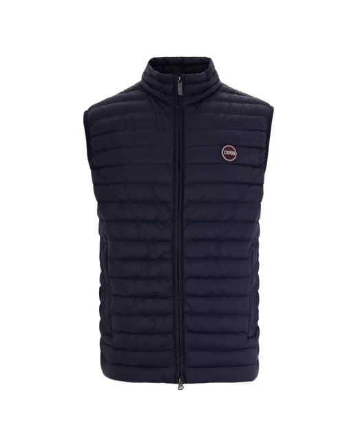 Colmar Blue Logo Patch Gilet for men