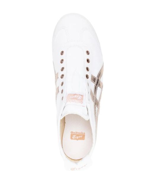 Onitsuka Tiger White Mexico 66 Slip-On Sneakers