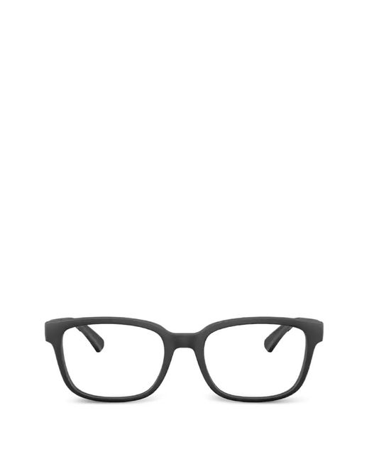Burberry Black Rectangle-Frame Glasses for men