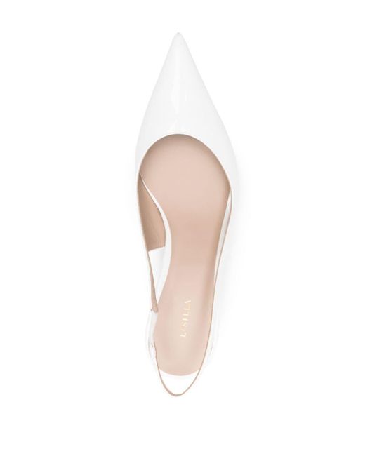 Zapatos Bella con tacón de 60 mm Le Silla de color White