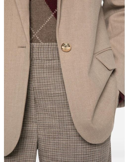 Maje Natural Single-Breasted Blazer