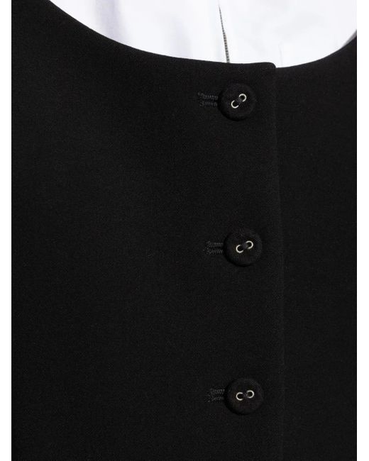 Jacquemus Jack Met Knoopsluiting En Ballonmouwen in het Black