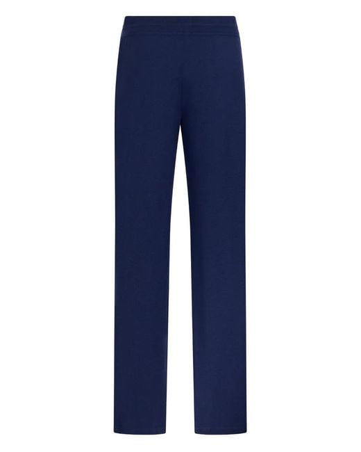 Malo Blue Drawstring Trousers for men
