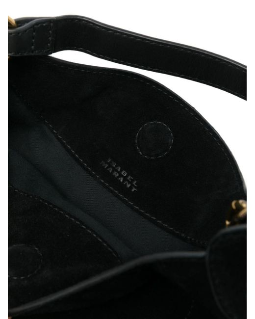 Mini sac à bandoulière Moon Isabel Marant en coloris Black