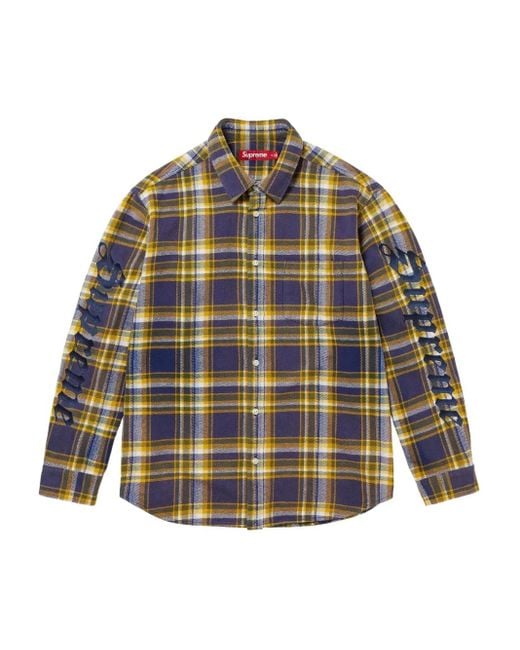 Supreme - Tartan Flannel Shirt オリーブL シュプリーム - タータン フランネル シャツ 2018SS Supreme Tartan Plaid Flannel Shirt 16AW 16FW シュプリーム シャツ