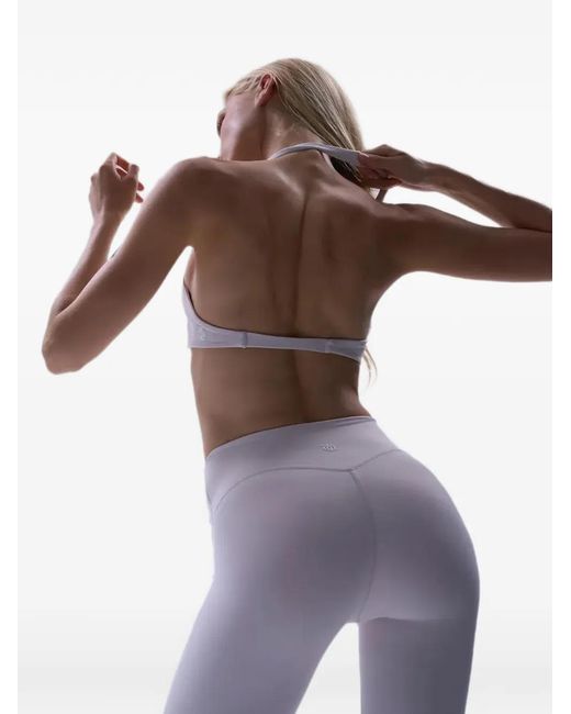 GOD SAVES QUEENS Gray Logo-Print Leggings