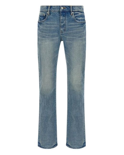 Purple Brand Jeans mit Logo-Patch in Blue für Herren