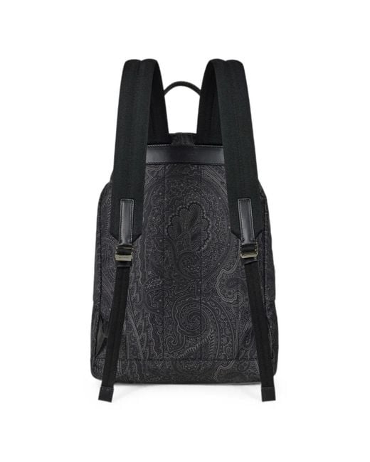 Zaino di Etro in Black da Uomo