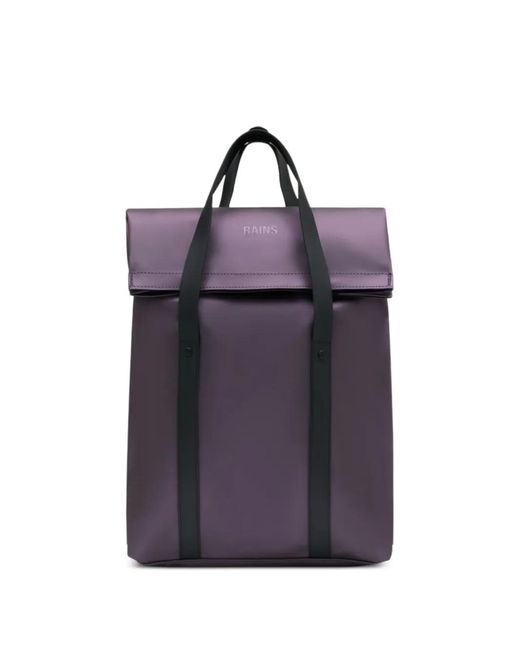 Rains Purple 2 Way Tote Backpack