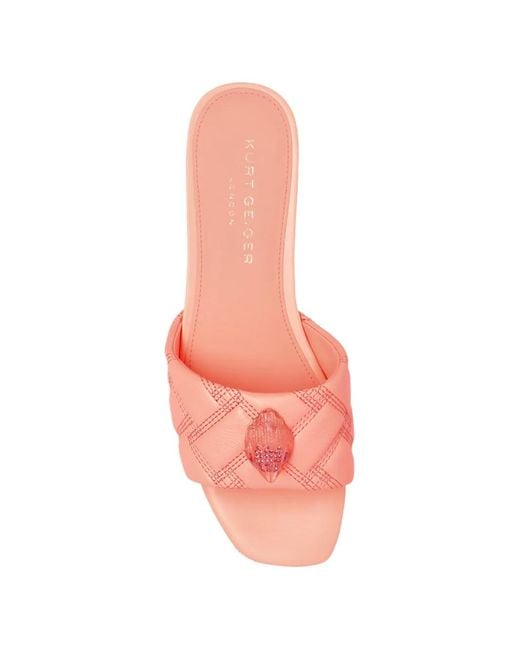 Kurt Geiger Pink Kensington Sandals