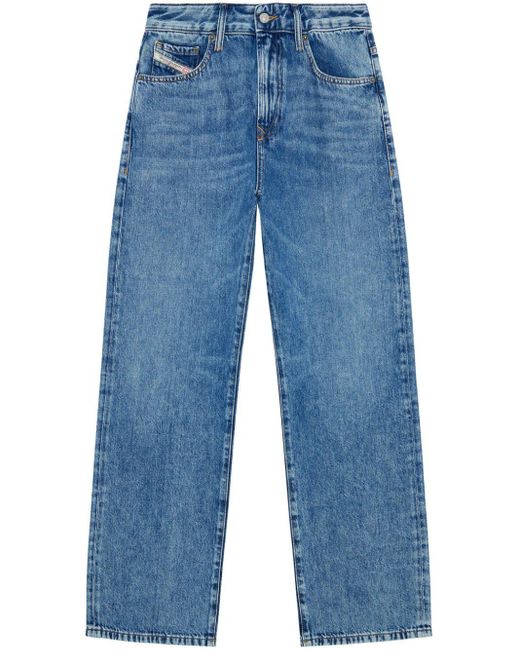 DIESEL 1999 D-Reggy Straight Jeans in het Blue