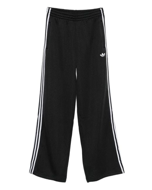 Adidas Black Stripe-Detail Track Pants