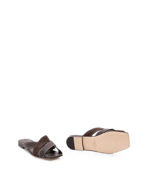 Tod's White Sandals