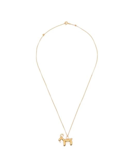 Completedworks White Classicworks Capricorn-Pendant Necklace