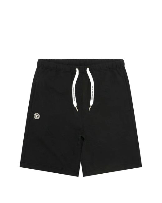 Aape By A Bathing Ape Black Logo-Detail Shorts for men