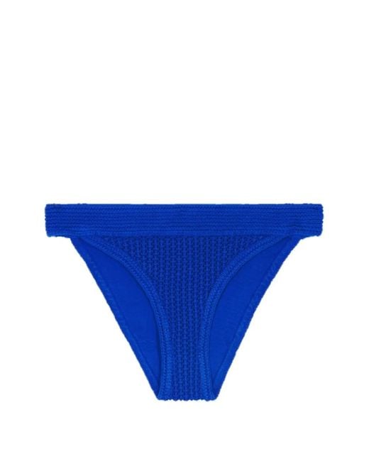 Bompard Blue Bas De Bikini En Crochet