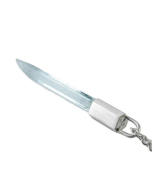 Parts Of 4 Blue Talisman Aquamarine Pendant Necklace