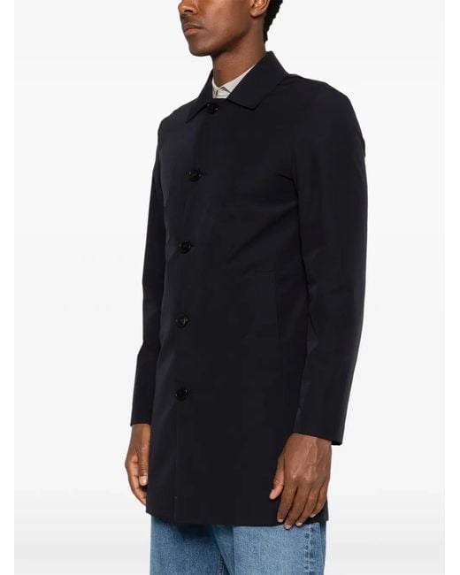 ÉPHÉMÈRE Blue Single-Breasted Buttoned Coat for men