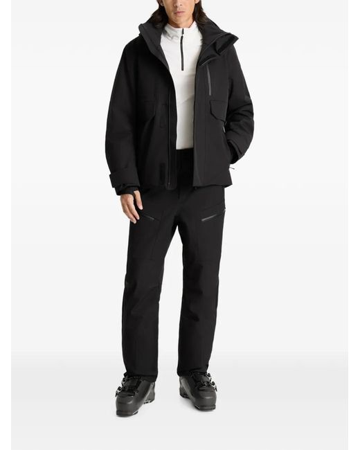 Fusalp Black John Hooded Ski Jacket for men