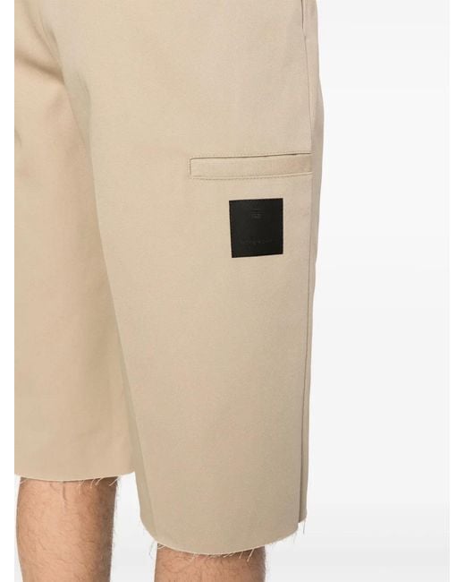 Givenchy Korte Broeken ,Katoen Chino Bermuda Shorts in het Natural voor heren