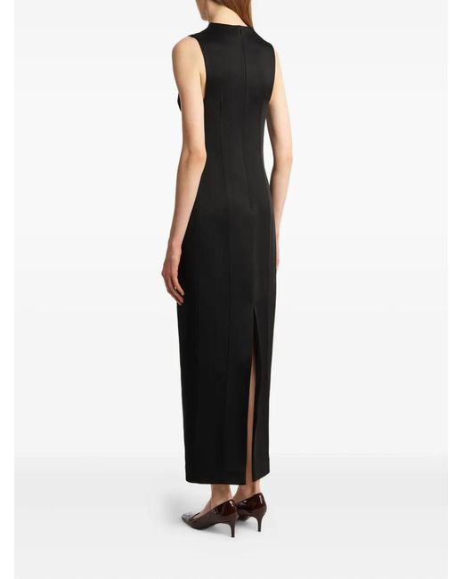 Khaite Black Shoshanna Bustier-Shape Maxi Dress