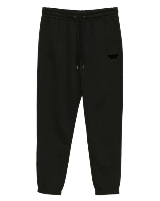 Michael Kors Black Logo-Patched Track Pants for men
