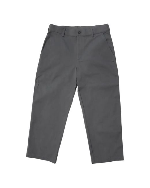 HTC Gray Logo-Patch Baggy Trousers for men