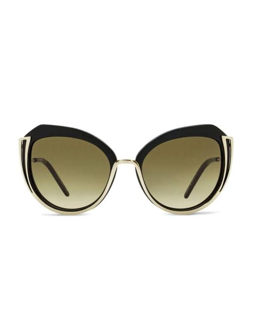 Karl Lagerfeld Black Sonnenbrille Mit Butterfly-Gestell