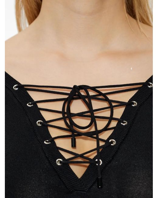 IRO Black Floca Pleated Mini Dress