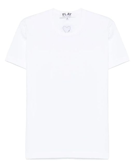 COMME DES GARÇONS PLAY ハートパッチ Tシャツ White