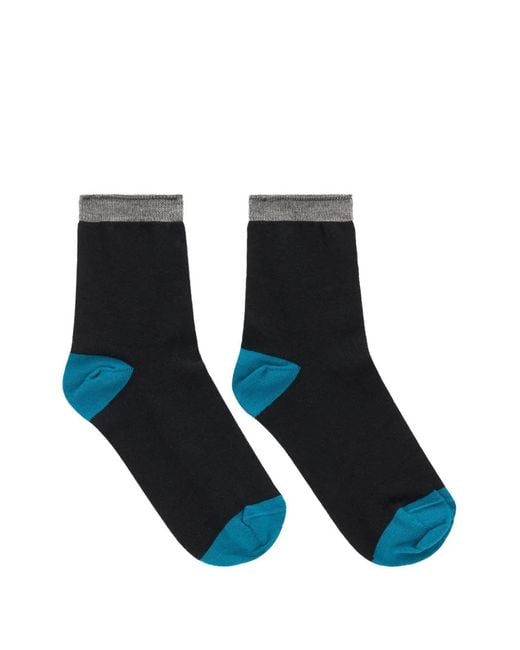 Valentino Garavani Black Two-Tone Socks