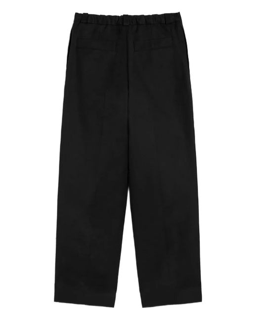 Jil Sander Black Cotton Trousers for men