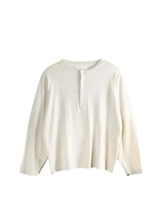 Extreme Cashmere White Buttoned Sweatshirt