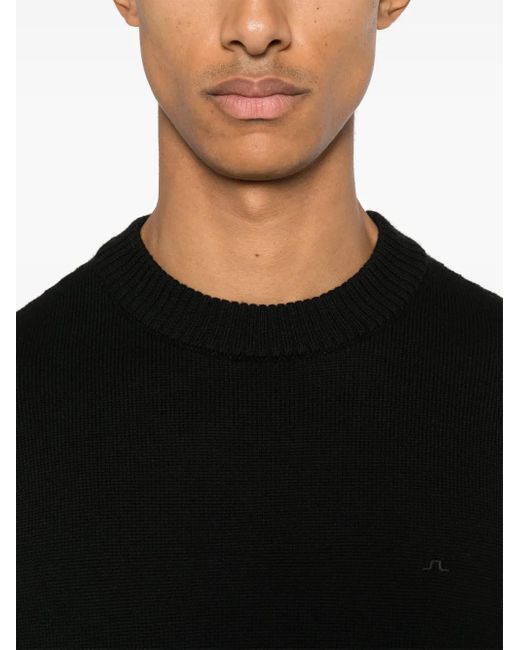 J.Lindeberg Black Kino Jumper for men