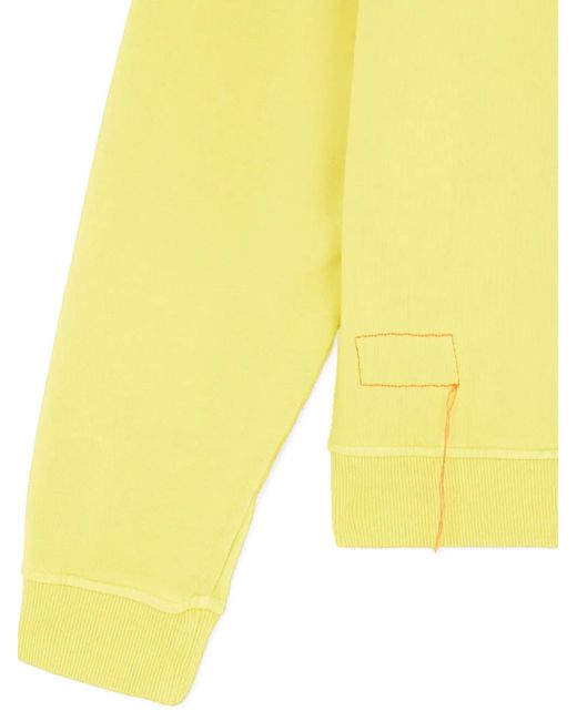 Fortela Yellow Hunting Three-Button Long-Sleeve Polo Shirt for men