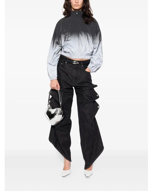 Alexander Wang Black Ombre Zip Jacket