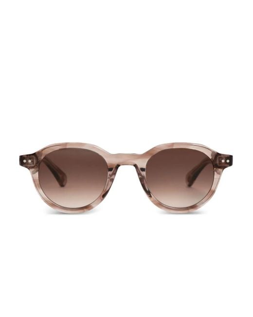 Peter & May Walk Lando ラウンドフレーム サングラス Brown