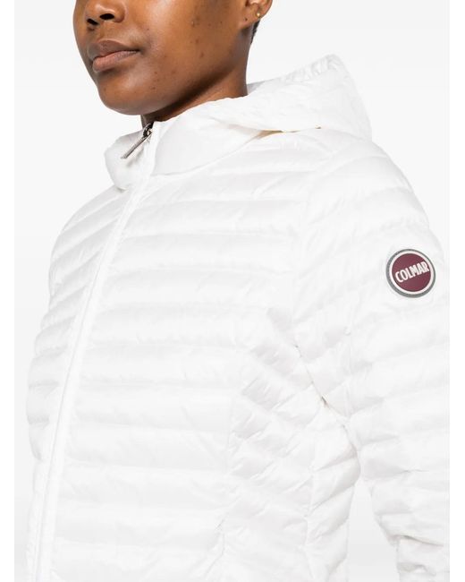 Colmar White Hooded Padded Jacket