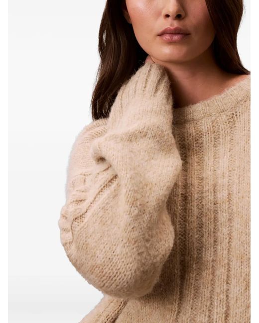 Calvin Klein Natural Brushed-Effect Jumper