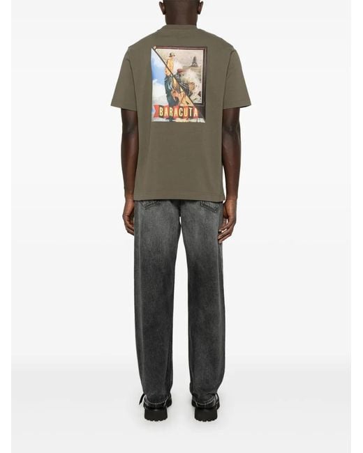 Baracuta Green X Barbour Archive T-Shirt for men