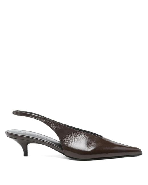 Proenza Schouler 40 Mm Slingback Pumps Met Puntige Neus in het Gray