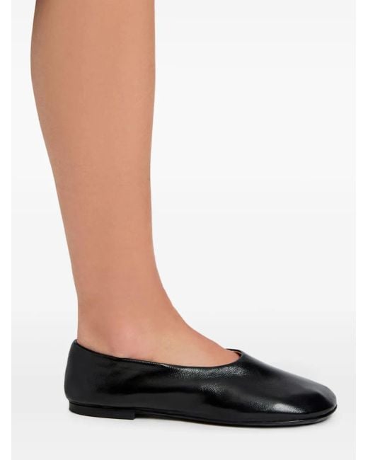Proenza Schouler Gray Glove Ballet Flats